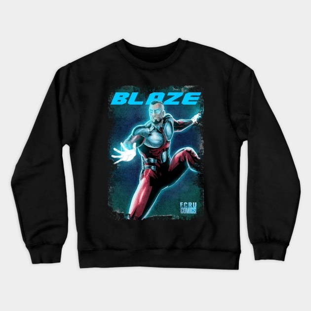 Blaze Crewneck Sweatshirt by carrillo_art_studios